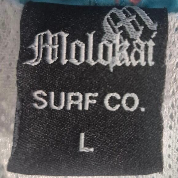 MOLOKAI Pink Flamingo Swimming Shorts Men Size L - Picture 8 of 11